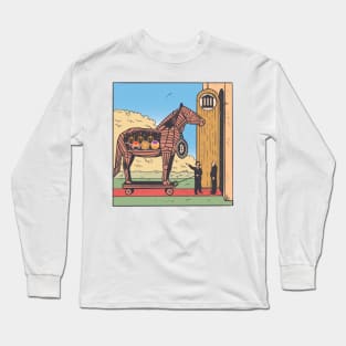 BITCOIN TROJAN HORSE Long Sleeve T-Shirt